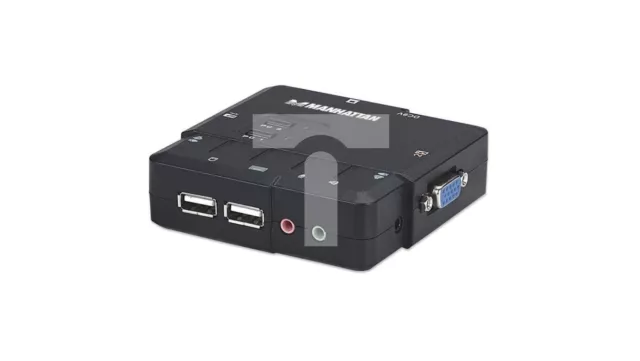 2x1 2-Port VGA/USB KVM Switch with Audio/Mic /T2UK