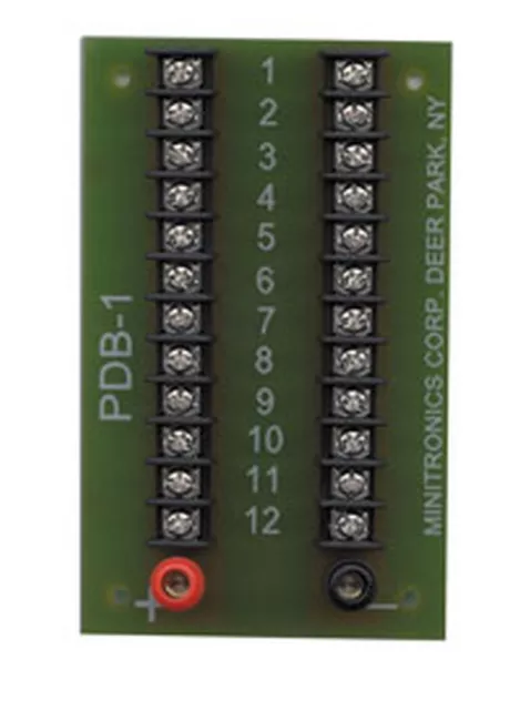 Miniatronics - 12-Position Prewired Power Distribution Block -- Rated at 15 Amps