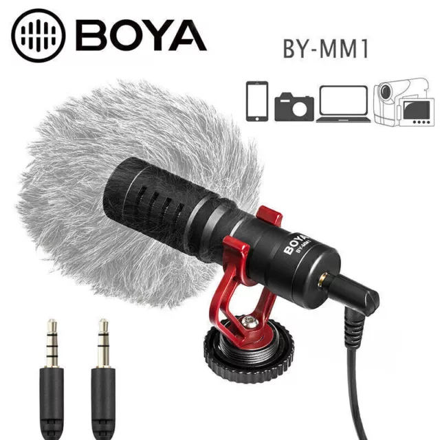 BOYA BY-MM1 Microphone d'enregistrement vidéo Studio Bluetooth-microphone