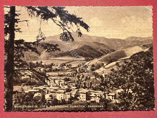 Cartolina - Montepiano ( Prato ) - Stazione Climatica - Panorama - 1940 ca.