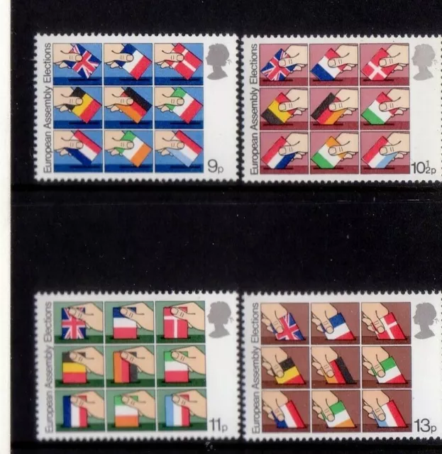 1979 La première élection directe du Parlement européen ensemble de timbres-poste d'occasion