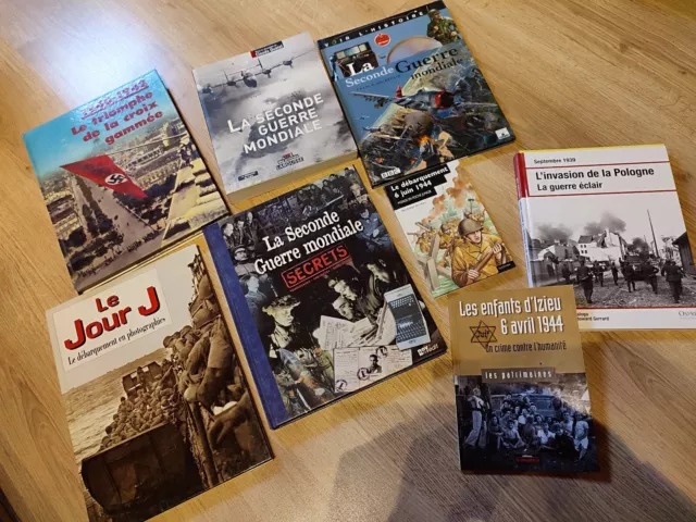 Beau lot de livres sur la seconde guerre mondiale - Militaire WW2 Histoire