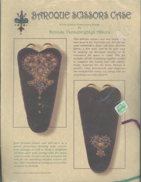 KIT de cuentas bordado de cinta de tijeras barrocas Delinda Vannebrightyn Amura cinta