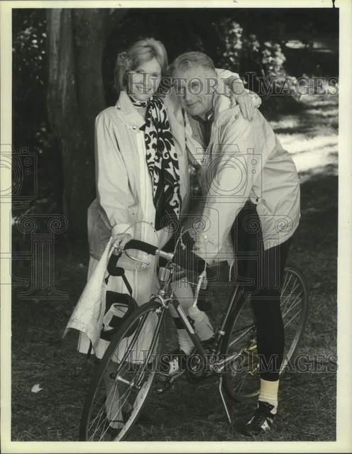 1986 Press Photo Eva Marie Saint & Richard Kiley in "A Year in the Life" on NBC