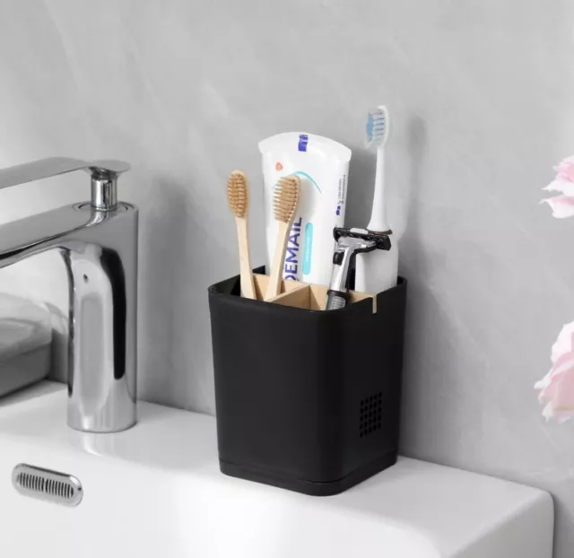 toothbrush holder, Toothpaste, Makeup Multi Purpose Use Cup Holder With Drain