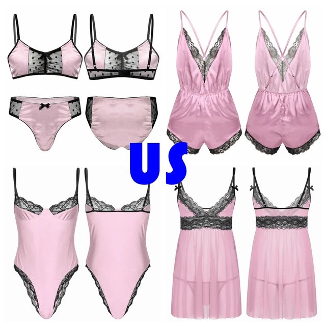 MEN SEXY SISSY Lingerie Set Crossdresser Sleepwear Lace Chemise Teddy Dress Sexy $14.62 - PicClick MEN SEXY SISSY Lingerie Set Crossdresser Sleepwear Lace Chemise Teddy Dress Sexy $14.62 - PicClick