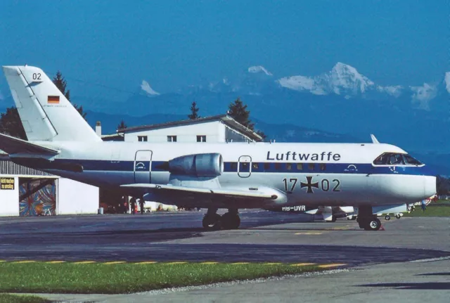 AK Airliner Postcard LUFTWAFFE VFW-614