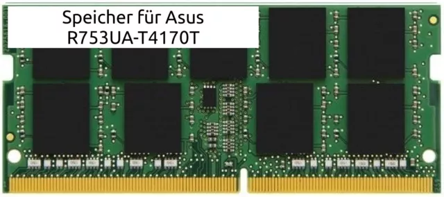 16GB Mémoire Vive DDR4 pour Asus R753UA-T4170T RAM Mémoire Sodimm