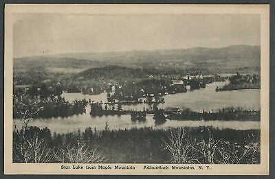 Star Lake St. Lawrence Co. NY: c. 1940s Postcard VIEW FROM MAPLE MOUNTAIN