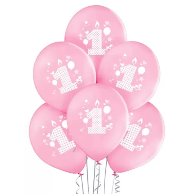 20pz Palloncini 1 Anno Celeste Palloni Compleanno 30 cm Party Decorazioni Festa