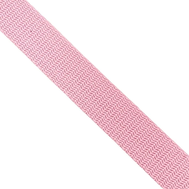 Tejido de polipropileno rosa 25 mm - por metro