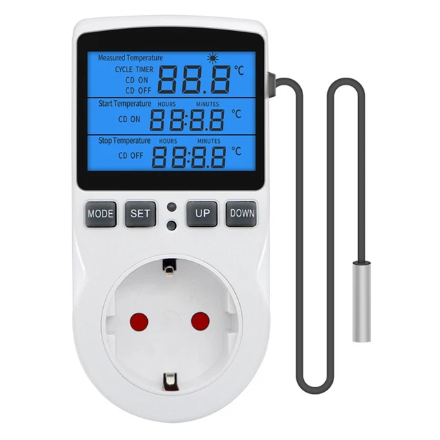 Minuterie thermostat à prise intelligente EU pour améliorer les performances e