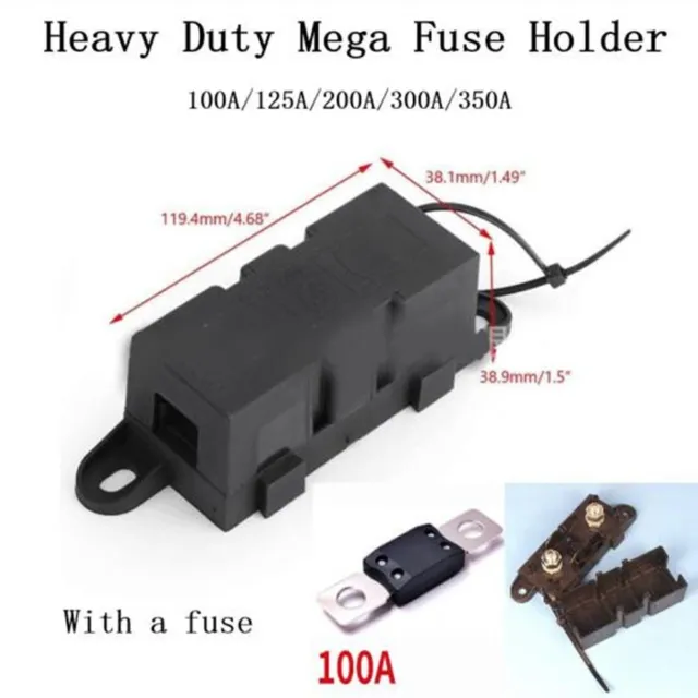 Automobiles Super Fuse Holder Audio Power Cable Car M8 Thread Securely Installed