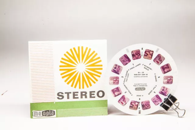 Meopta Stero-Mikroma view-master COLOR Reel - Nude Girls - defekt color