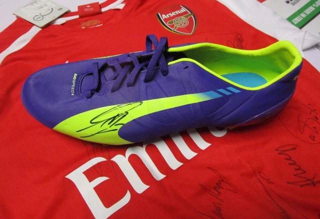 OLIVIER GIROUD (ARSENAL FC) signed Puma Football Boot (Left) COA
