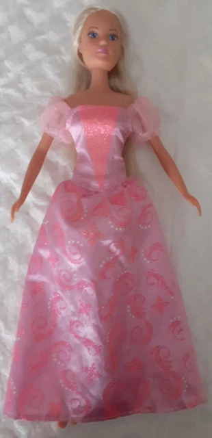 Poupée Steffi Love Simba, Robe De Soirée Noir Et Argent, 1992, En Boîte Manhattan, Vintage