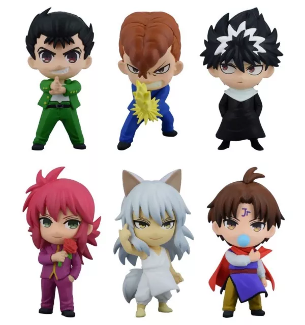 Pierrot Yu Yu Hakusho Mini Figure Collection Yusuke Kuwabara Hiei Kurama Koenma