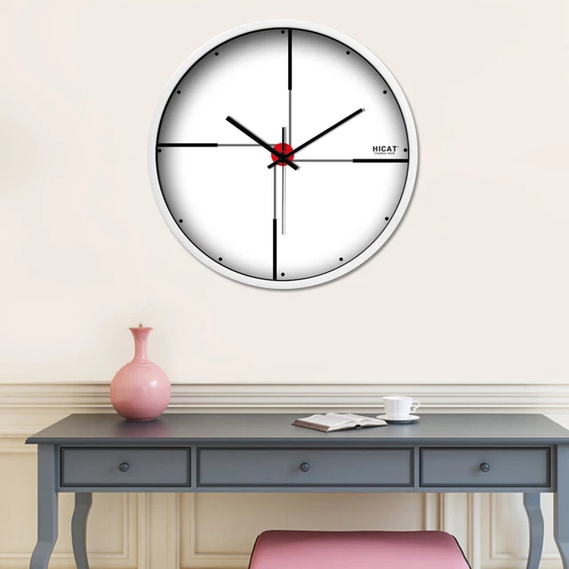 Mute Clock Silent Wall Clock White Wall Clock European Style