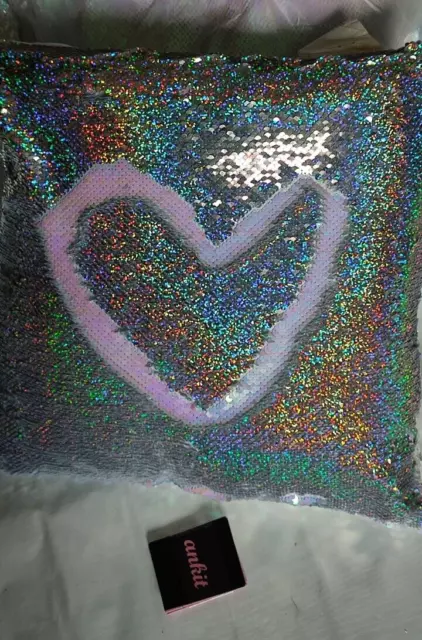 Glitter pillows that deals change colors