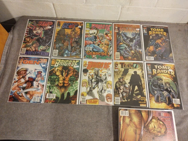 Image Comics Newsstands Lot Of 20 A169 Tomb Raider Pitt Gen 13 Ripclaw Brigade