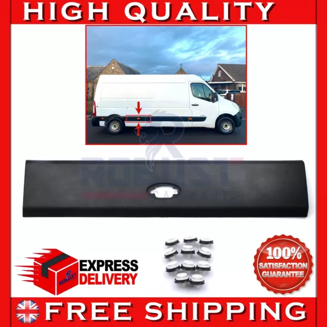 Side Door Moulding Strip Rear Right Side For Renault Master Mk3 768F30003R