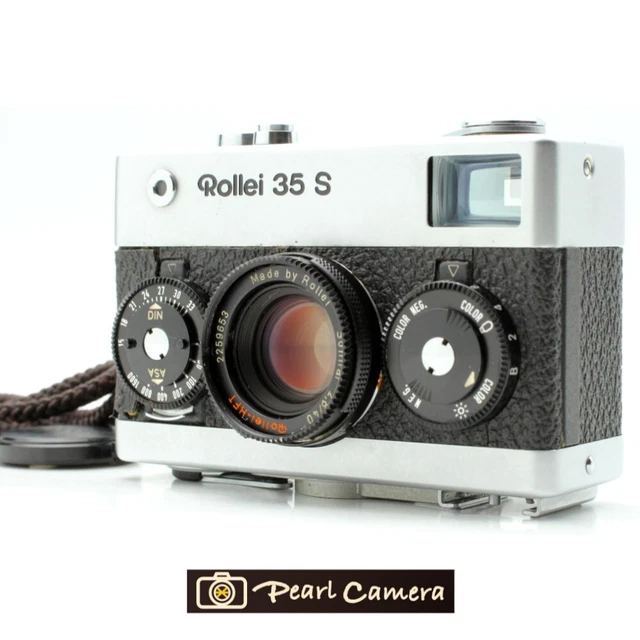 CLA'D[NEAR MINT] ROLLEI 35 S Film Camera Silver Sonnar 40mm f2.8 Lens From JAPAN 565.37
