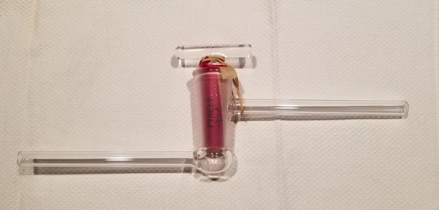 Pyrex Vacuum Glass Stopcock 2-Way, 4mm, #7546 By Corning Glass Works New In Box
