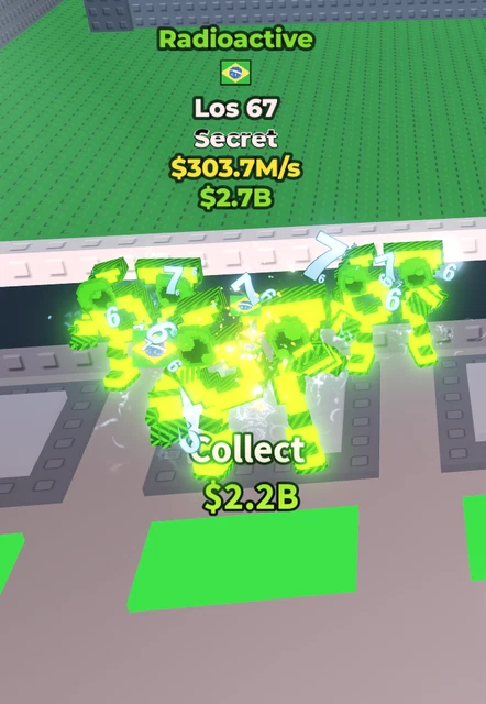 RADIOACTIVE LOS 67 $303.7M/s 🔥Steal A Brainrot | SAB |🔥 FAST DELIVERY ...
