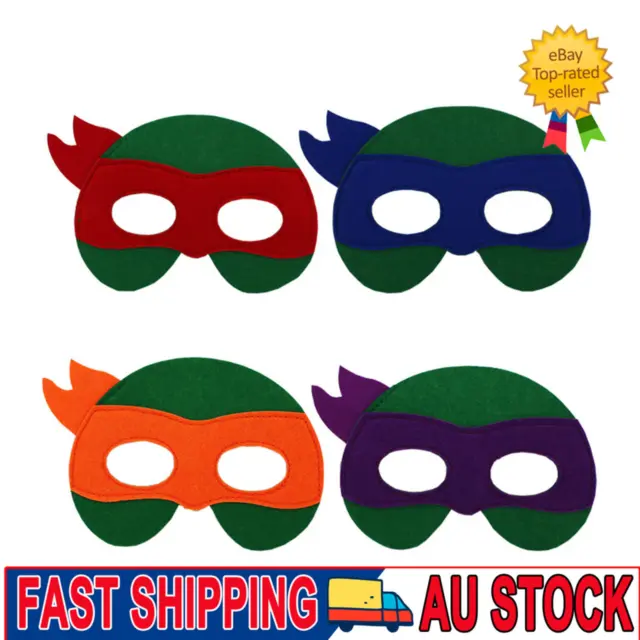 Turtles Kid's Felt Cosplay Masks - Turtle Themed Game Party,