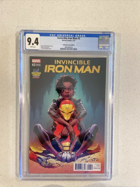 invincible iron man 2 variant campbell cgc 9.4