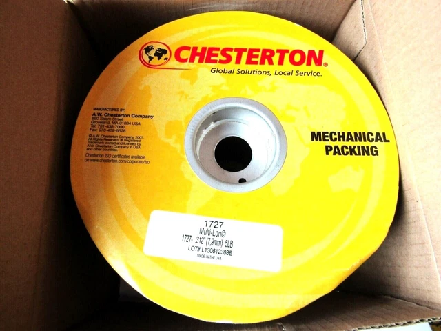 CHESTERTON 1727 MULTI-LON Mechanical Packing .312 (9mm) 5lbs (partial roll)