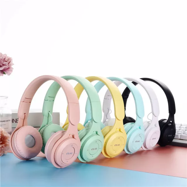 Bluetooth Kopfhörer Over Ear Kabellos Stereo Wireless Headset DHL