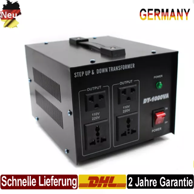 220V auf 110V,110V auf 220V Spannungswandler Transformator Voltage Converter