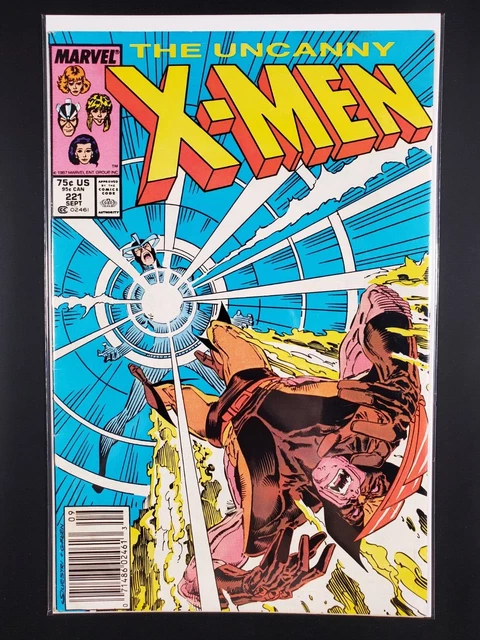 The Uncanny X-men #221 Newsstand Edition Marvel 1st app. of Mr Sinister