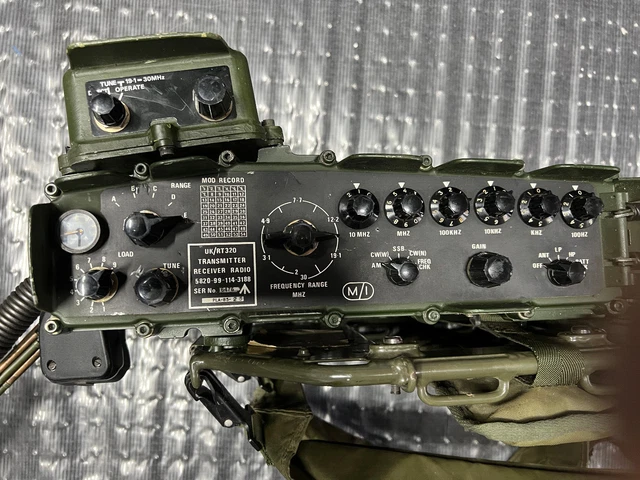 CLANSMAN RT-320 PRC320 HF Manpack Radio Transceiver 2-30 MHz SSB AM CW ...