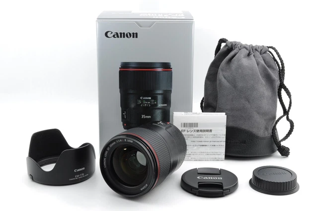 [Near Mint] Canon EF 35mm f/1.4 L II USM Lens w/Box From Japan #23200