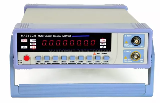 Multifunzione Digitale Contatori di Frequenza MS6100 Mastech 10Hz…1,3GHz