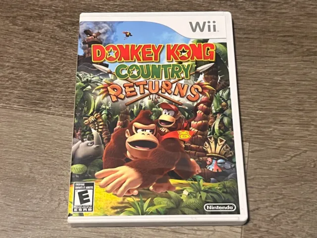 Donkey Kong Country Returns Nintendo Wii Complete CIB Authentic