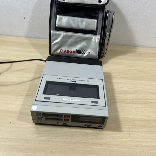 CANON VR30B, TRAGBARER VHSVideorecorder, 4Head, 12V, Japan, VINTAGE £