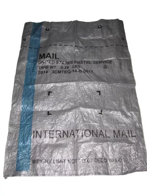 UNITED STATES POSTAL SERVICE USPS USA Postal Bag Sack Post Office Mail Canvas