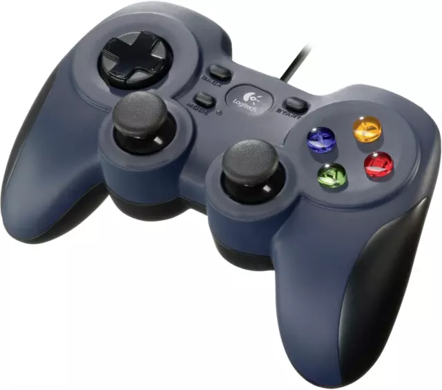 Logitech Gaming F310 Gamepad Controller PC Kabelgebunden Computerzubehör Schwarz