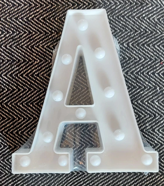 ALPHABET LETTER LED Marquee Sign Lamp Wedding Party Decor Night Light ...