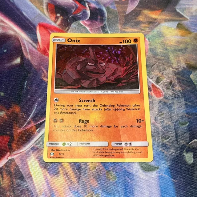 Onix Holo - McDonald's Collection 2019 Pokémon card 9/12