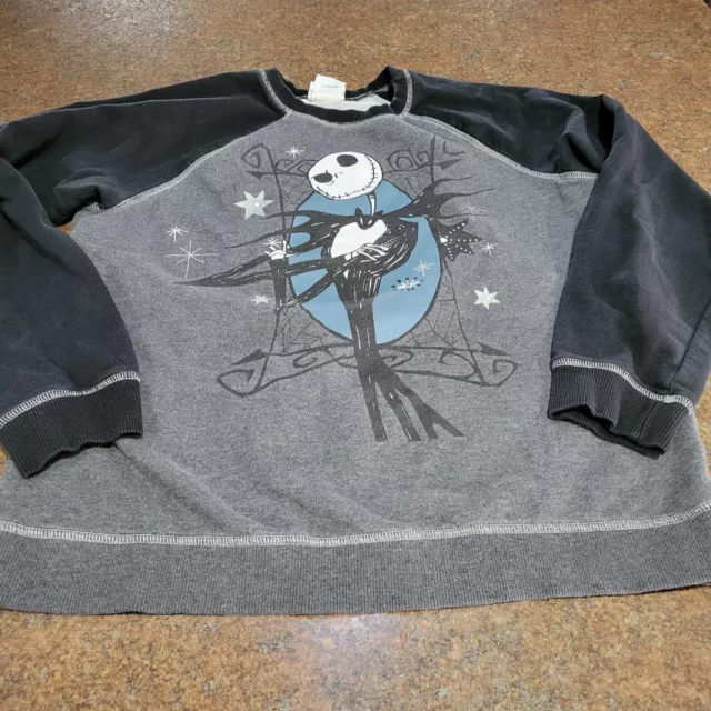 Disney Nightmare Before Christmas Jack Youth XL 14 Jack Skellington Sweatshirt