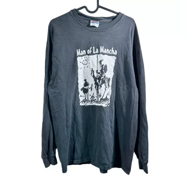 Vintage Pablo Picasso Don Quixote Art Shirt Longsleeve Large 21.5x28 Vintage Pablo Picasso Don Quixote Art Shirt Longsleeve Large 21.5x28