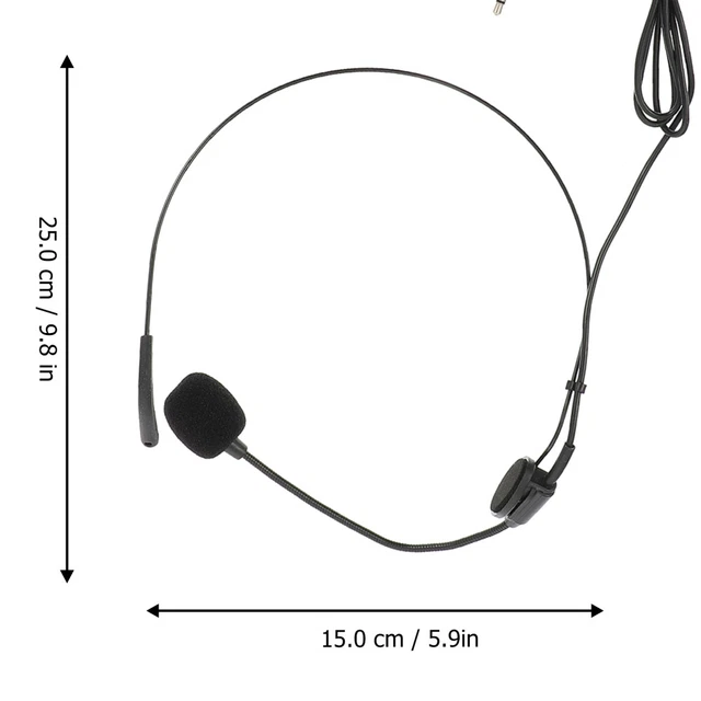 HEADSET MICROPHONE WIDE Frequency Response Voice Amplification £7.38