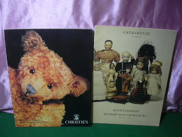 Toys; Sotheby's 1980 Vintage Doll & Christie's 1994 Teddy Bear Steiff Catalog