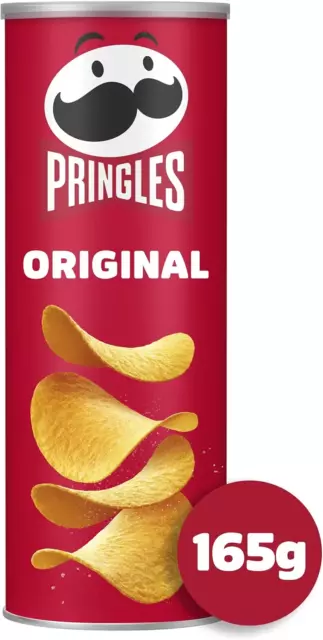 Tube Original Classic Chips With No Trans Fat No Cholesterol Snack Red 165 Grams