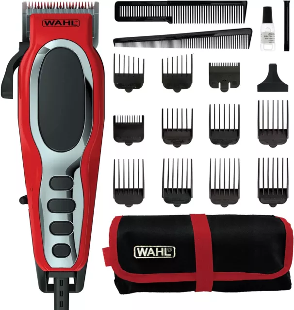 Wahl Corded Hair Clipper Fade Pro Trimmer Perfect Fade Grooming Set 79111-803