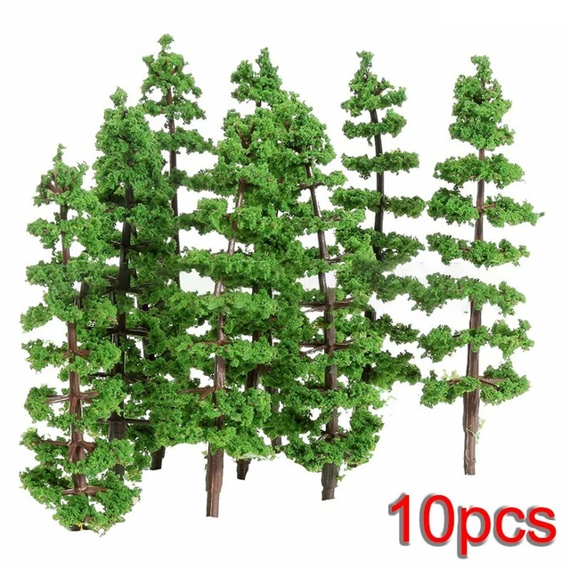 MODELLINI DI ALBERI per treno paesaggio layout diorama 5 cm (62 MODELLINI DI ALBERI per treno paesaggio layout diorama 5 cm (62